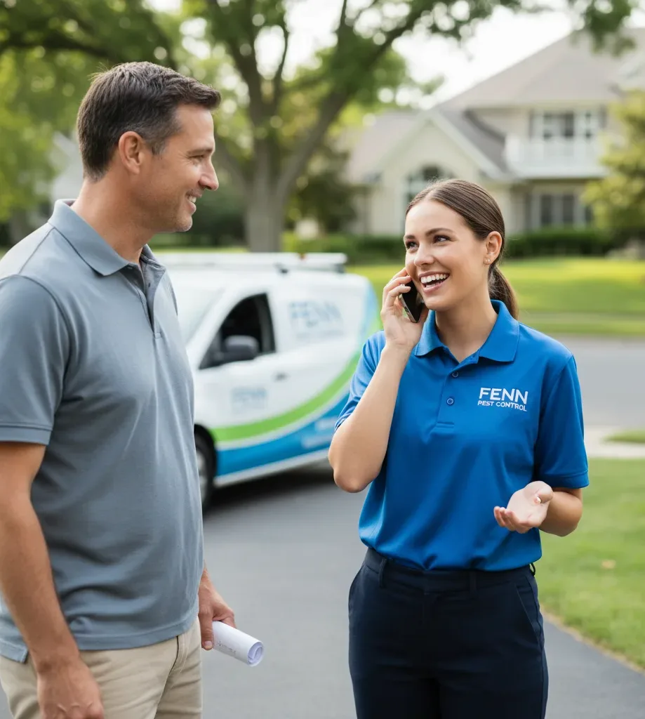 Fenn Pest Control customer support in Elma